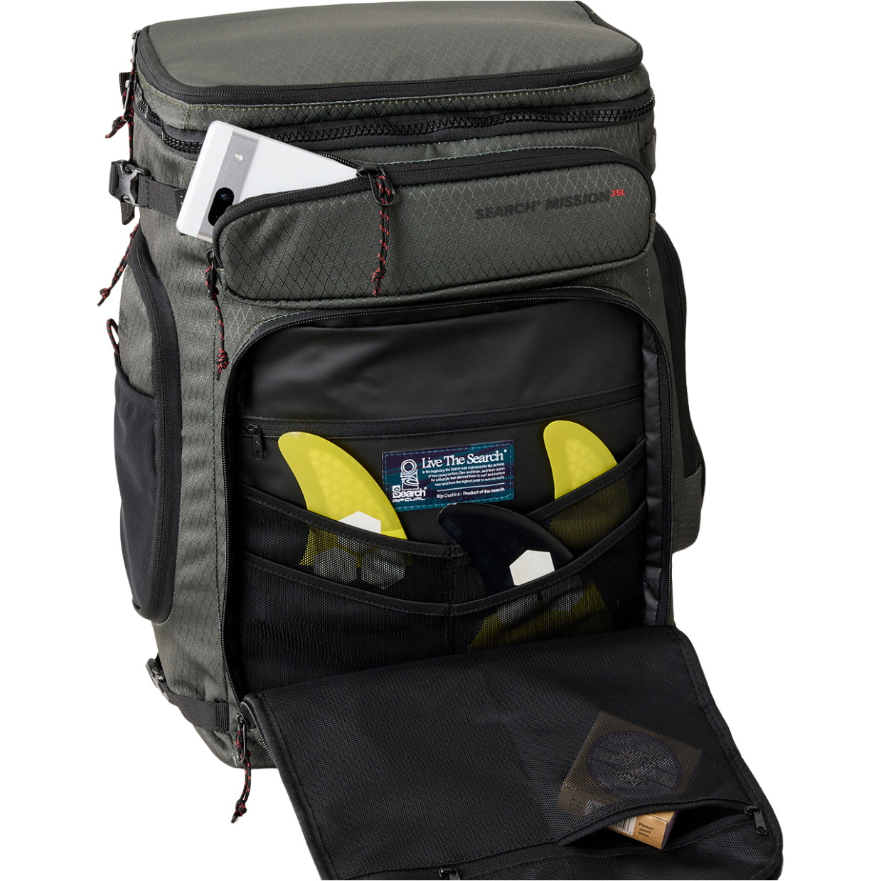 2026 Rip Curl Search Mission 35L Cordura Backpack 17YMBA - Deep Cactus